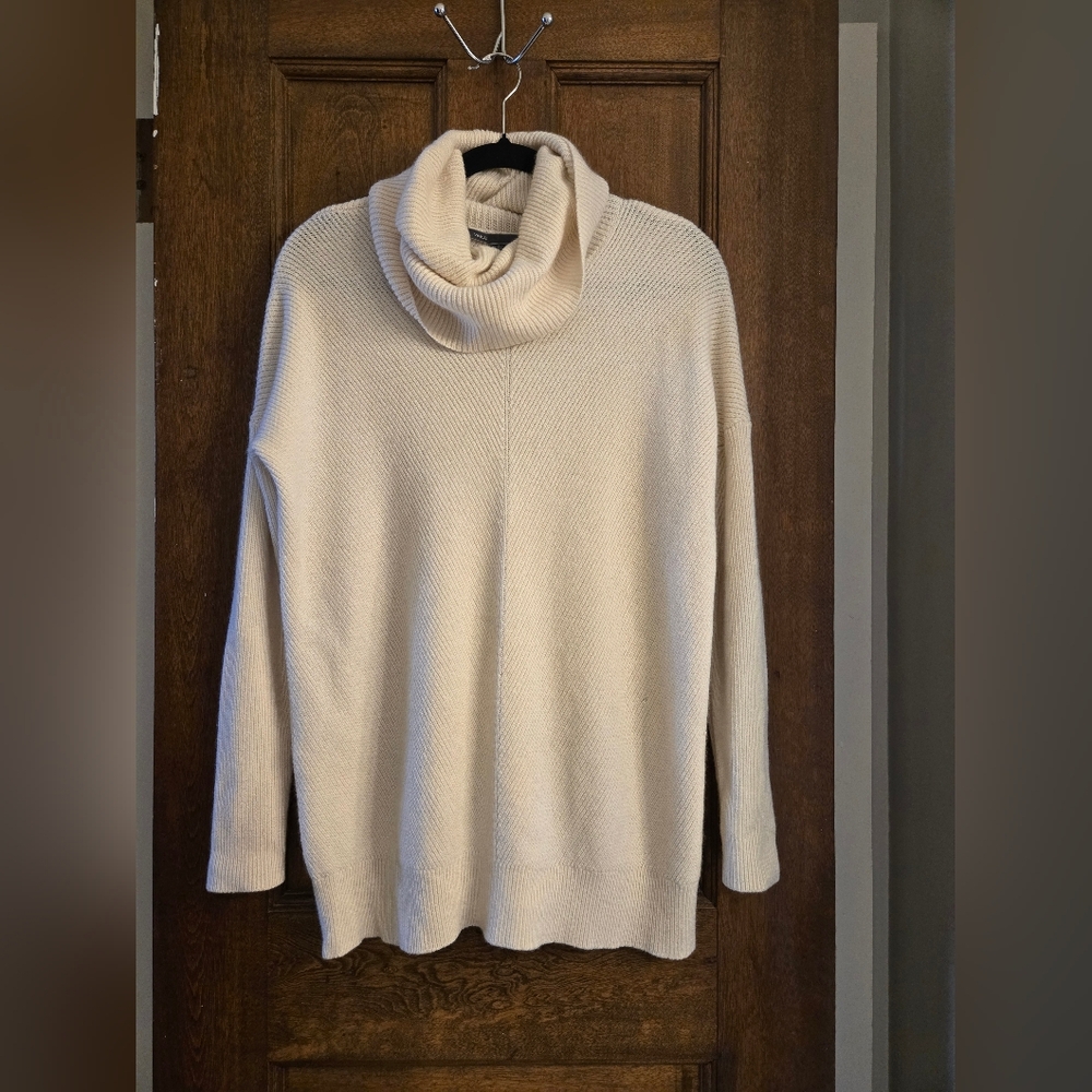 Vince Cream Turtleneck Sweater